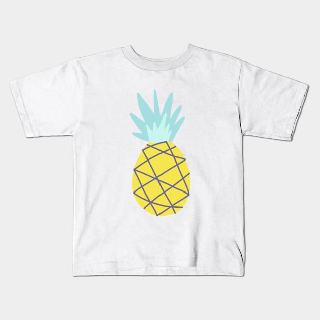 Pineapple design Kids T-Shirt by zeevana